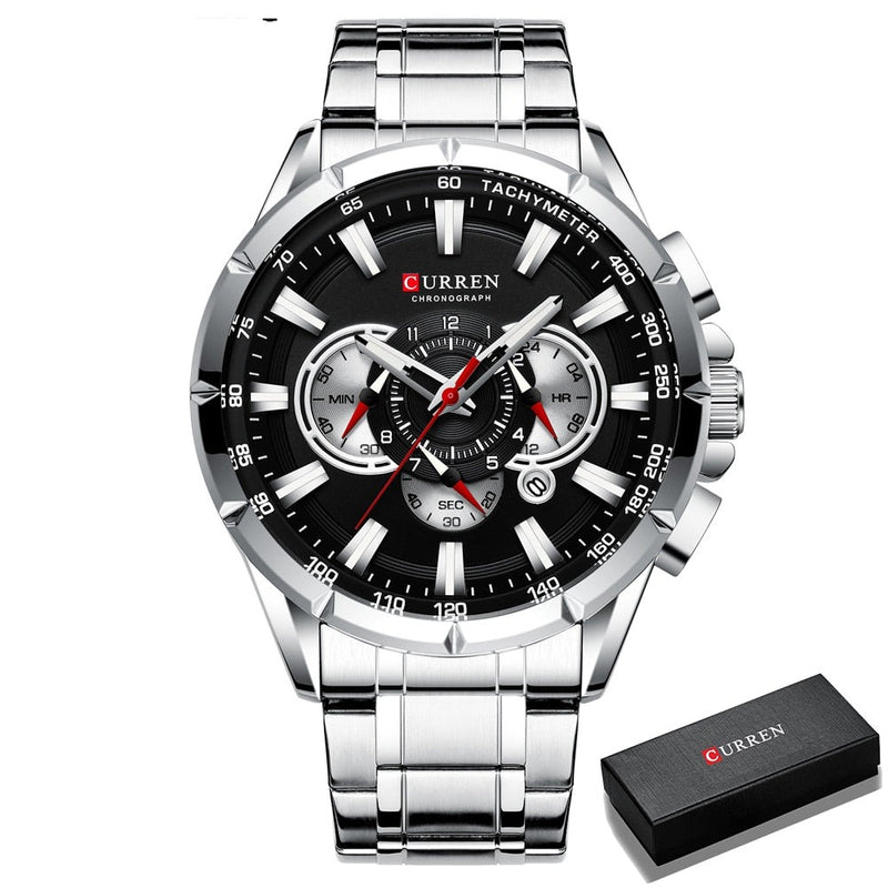 CURREN Sport Watches Men‘s Luxury Chronograph