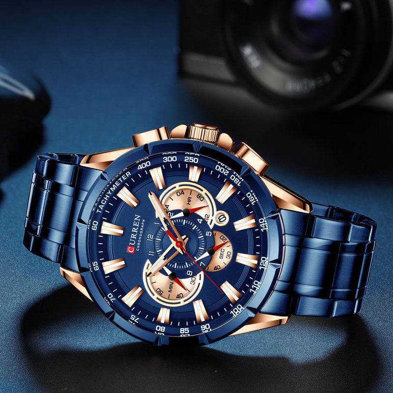 CURREN Sport Watches Men‘s Luxury Chronograph