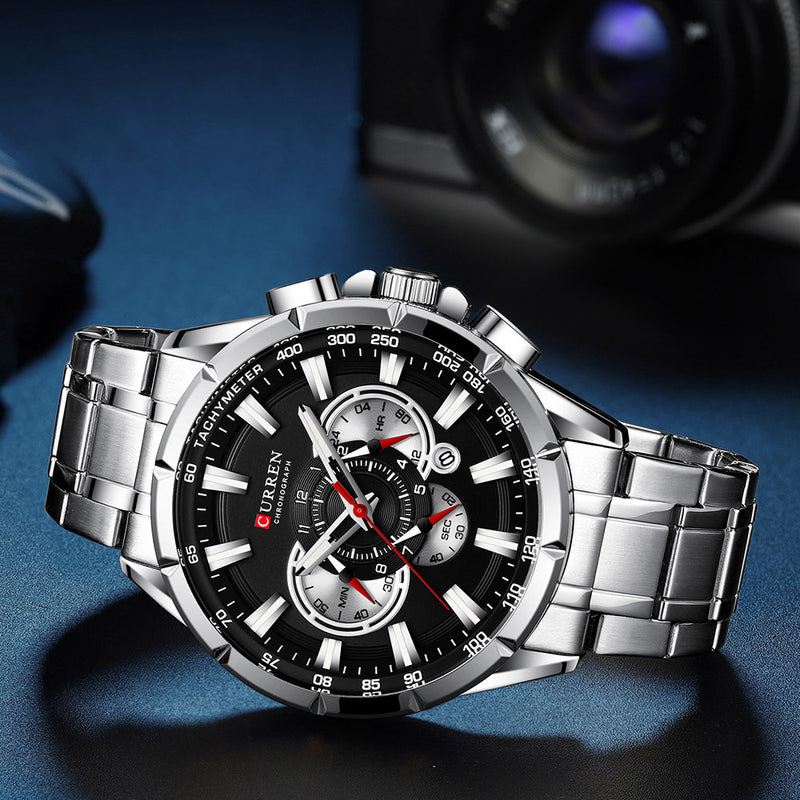 CURREN Sport Watches Men‘s Luxury Chronograph