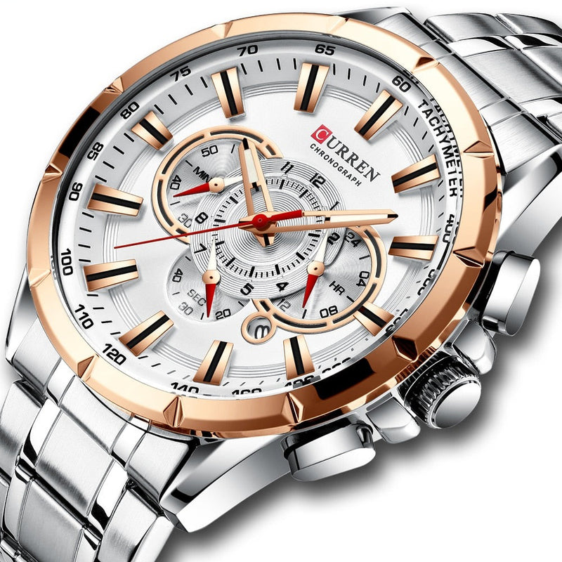 CURREN Sport Watches Men‘s Luxury Chronograph